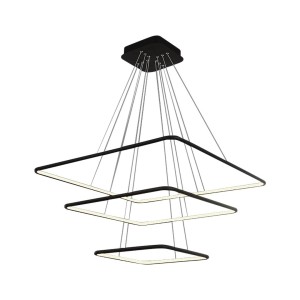 Lampa wisząca NIX ML519 Milagro 117W LED Metal + Akryl Czarny