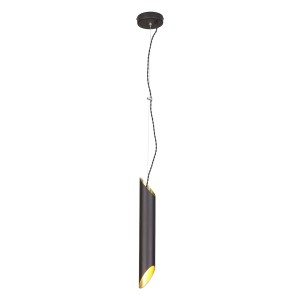 Lampa wisząca MZ5009 Milagro 1xE14 max 40W Mosiądz Czarny / Złoty
