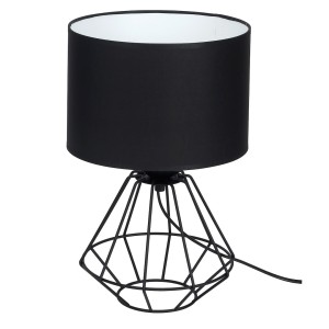 Lampa stojąca stołowa COLIN MLP4792 Milagro 1xE27 60W Metal + Tkanina Czarny
