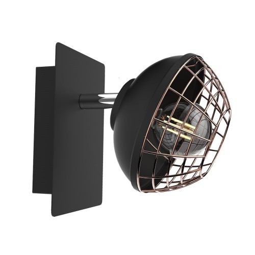 Lampa ścienna kinkiet LOGAN ML4609 Milagro 1xE14 40W Metal Czarny