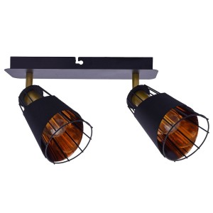 Lampa wisząca sufitowa RICK ML5566 Milagro 2xE14 40W Metal Czarny