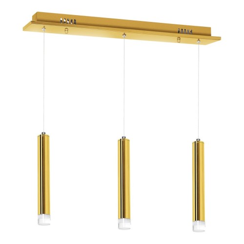 Lampa wisząca GOLDIE ML5714 Milagro 15W LED Metal + Akryl Złoty