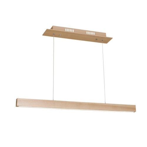 Lampa wisząca TIMBER MLP568 Milagro 18W LED Drewno + Metal + Akryl Naturalne Drewno