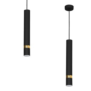 Lampa wisząca JOKER MLP6079 Milagro 1xGU10 Metal Czarny / Złoty