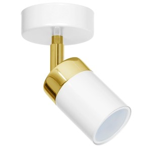 Lampa ścienna kinkiet JOKER MLP6128 Milagro 1xGU10 Metal Biel / Złoto