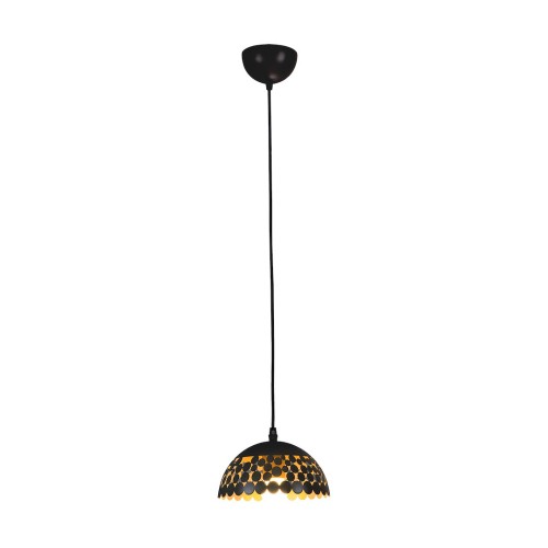 Lampa wisząca LISA ML6135 Milagro 1xE27 60W Metal Czarny