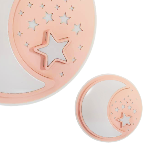 Lampa sufitowa plafon PLAFONIERY ML6184 Milagro 40W LED Metal + Tworzywo Sztuczne Różowy