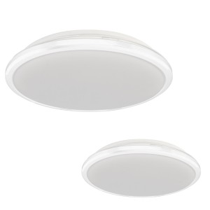 Lampa sufitowa plafon PLAFONIERY ML6401 Milagro 18W LED Metal + Tworzywo Sztuczne Biały