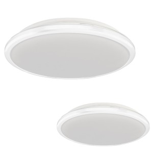 Lampa sufitowa plafon PLAFONIERY ML6403 Milagro 24W LED Metal + Tworzywo Sztuczne Biały