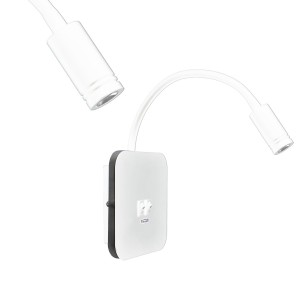 Lampa stojąca nocna BASE ML6351 Milagro 8W.2W LED Metal + Akryl Czarny