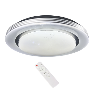 Lampa sufitowa plafon PLAFONIERY ML6408 Milagro 48W LED Metal + Tworzywo Sztuczne Biały / Srebrny