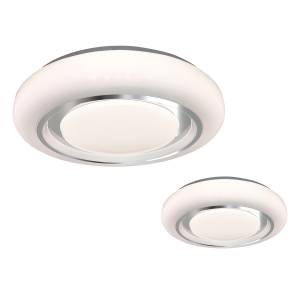 Lampa sufitowa plafon PLAFONIERY ML6397 Milagro 48W LED Tworzywo Sztuczne + Metal Biały