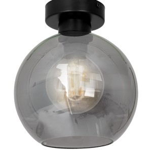 Lampa wisząca sufitowa SOFIA MLP6574 Milagro 1xE27 60W Metal + Szkło Czarny