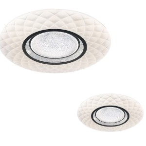 Lampa sufitowa plafon TOKYO ML6395 Milagro 24W LED Tworzywo Sztuczne + Metal Biały