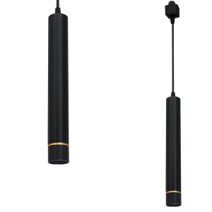 TRACK LIGHT PENDANT ML6510 Milagro BLACK/GOLD 3W LED
