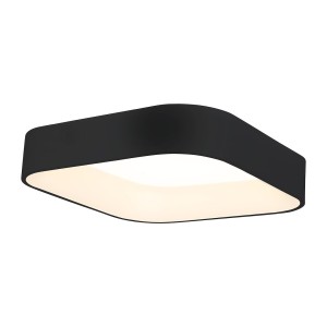 Lampa sufitowa plafon ASTRO ML6356 Milagro 24W LED Metal + Akryl Czarny