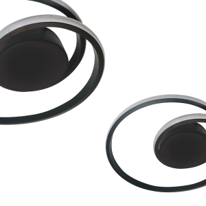 Lampa wisząca sufitowa LED LM ML6412 Milagro 30W LED Metal + Akryl Czarny