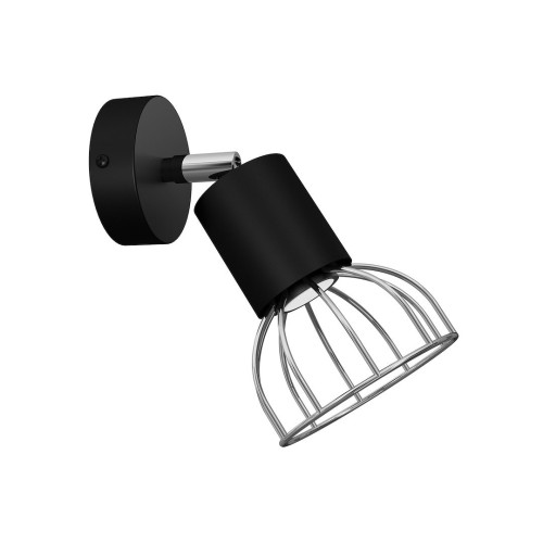 Lampa ścienna kinkiet DANTE MLP7356 Milagro 1xGU10 Metal Czerń / Chrom