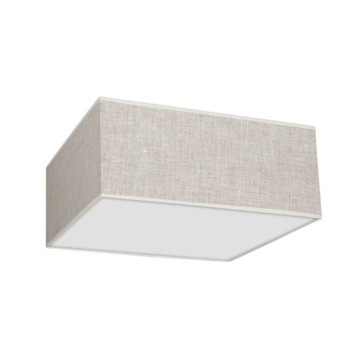 Lampa wisząca sufitowa LINO MLP7495 Milagro 2xE27 Metal + Len Biel / Len