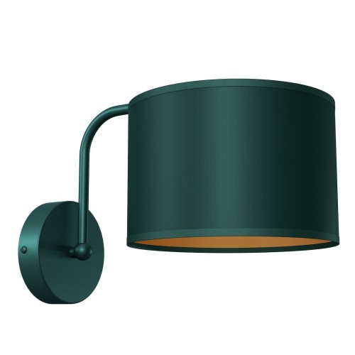 Lampa ścienna kinkiet VERDE MLP7872 Milagro 1xE27 Metal + Tkanina Zielony