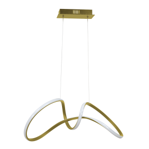 Lampa wisząca RO LU TE ML7953 Milagro 48W LED Metal + Tworzywo Sztuczne Złoty