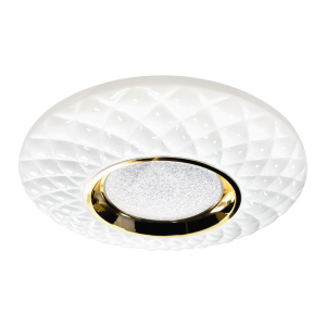 Lampa sufitowa plafon TOKYO ML8125 Milagro 48W LED Tworzywo Sztuczne + Metal Złoty