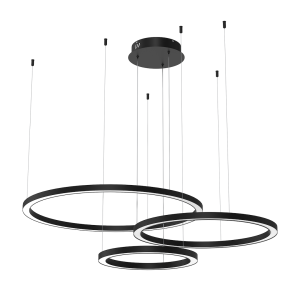 Lampa wisząca GALAXIA ML8789 Milagro 85W LED Metal + Tworzywo Sztuczne Czarny