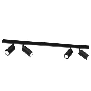 Lampa wisząca sufitowa HUDSON MLP8797 Milagro 4xGU10 8W Metal + Plastik Czarny