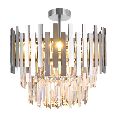 Lampa wisząca sufitowa ASPEN ML8809 Milagro 6xE14 40W Metal + Kryształ Chrom