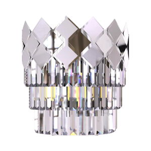 Lampa ścienna kinkiet CARISMA ML8887 Milagro 2xE14 40W Metal + Kryształ Chrom