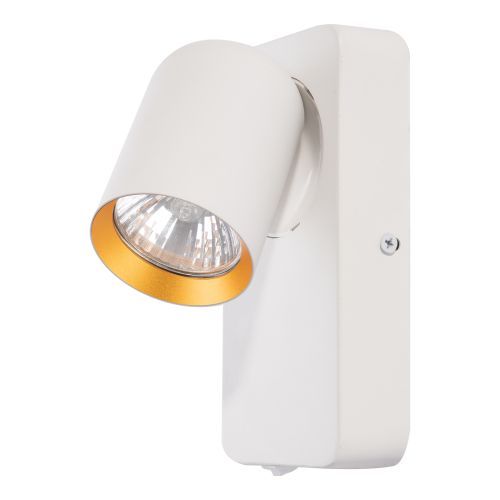 Lampa ścienna kinkiet ANDY ML9942 Milagro 1xGU10 Aluminium Biały / Złoty