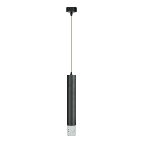 Lampa wisząca TUBI ML8877 Milagro 1xGU10 max 8W Metal + Akryl Czarny