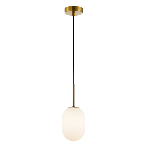 Lampa wisząca ALIAS ML0317 Milagro 1xG9 max 8W LED Metal + Szkło Złoty