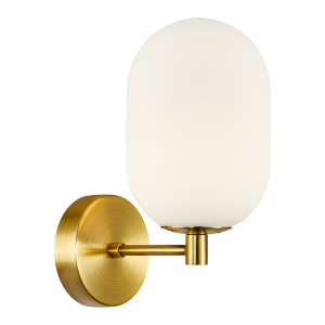 Lampa ścienna kinkiet ALIAS ML0319 Milagro 1xG9 max 8W LED Metal + Szkło Złoty