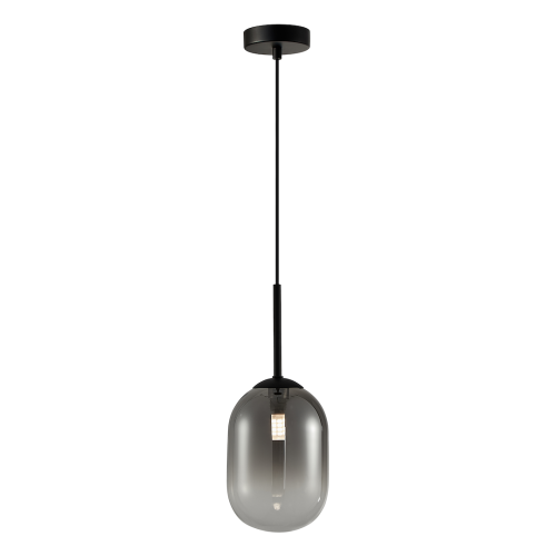 Lampa wisząca ALIAS ML0322 Milagro 1xG9 max 8W LED Metal + Szkło Czarny