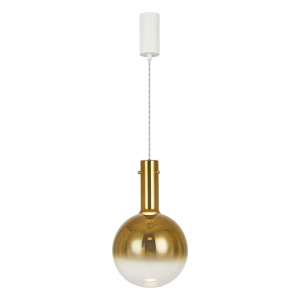 Lampa wisząca TORONTO ML0326 Milagro 1xGU10 max 8W LED Metal + Szkło Złoty + Biały