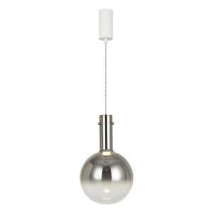 Lampa wisząca TORONTO ML0327 Milagro 1xGU10 max 8W LED Metal + Szkło Chrom + Biały