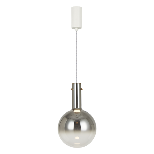 Lampa wisząca TORONTO ML0327 Milagro 1xGU10 max 8W LED Metal + Szkło Chrom + Biały