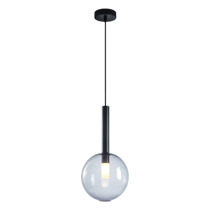 Lampa wisząca NIKO ML0329 Milagro 1xG9 max 9W LED Metal + Szkło Czarny