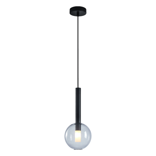 Lampa wisząca NIKO ML0331 Milagro 1xG9 max 9W LED Metal + Szkło Czarny
