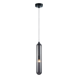 Lampa wisząca PAX ML0337 Milagro 1xG9 max 9W LED Metal + Szkło Czarny