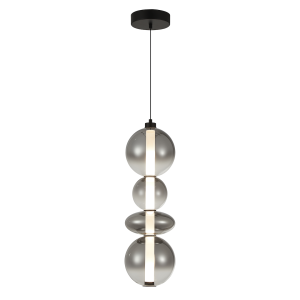 Lampa wisząca DAPHNE ML0347 Milagro 36W LED Metal + Szkło Czarny