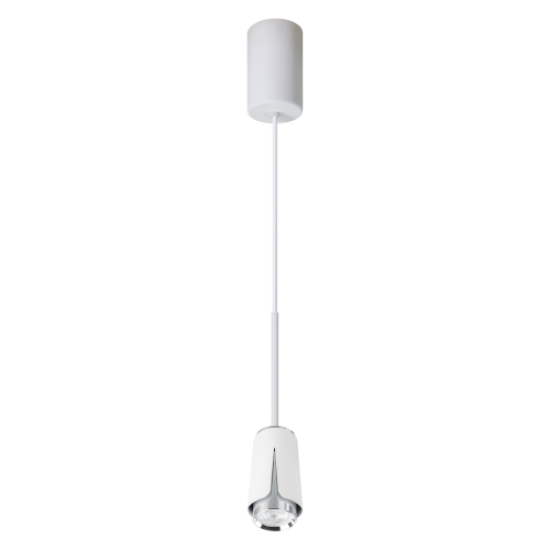 Lampa wisząca FLOWER ML0275 Milagro 1xGU10 max 8W LED Aluminium Biały + Chrom