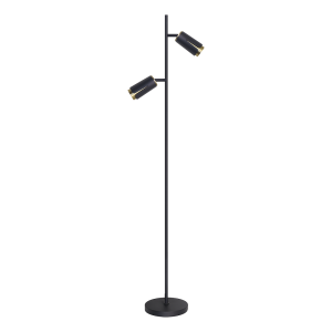 Lampa stojąca podłogowa FLOWER ML0269 Milagro 2xGU10 max 8W LED Aluminium Czarny + Złoty