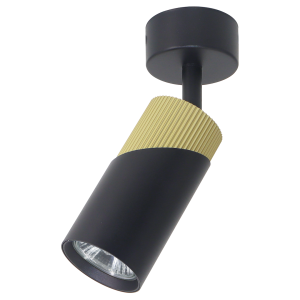 Lampa sufitowa spot NEO ML0280 Milagro 1xGU10 max 8W LED Aluminium Czarny + Złoty