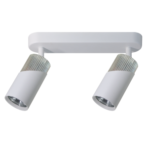 Lampa sufitowa spot NEO ML0288 Milagro 2xGU10 max 8W LED Aluminium Biały + Chrom