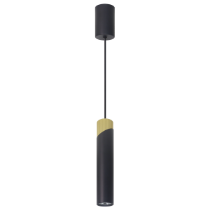 Lampa wisząca NEO ML0284 Milagro 1xGU10 max 8W LED Aluminium Czarny + Złoty