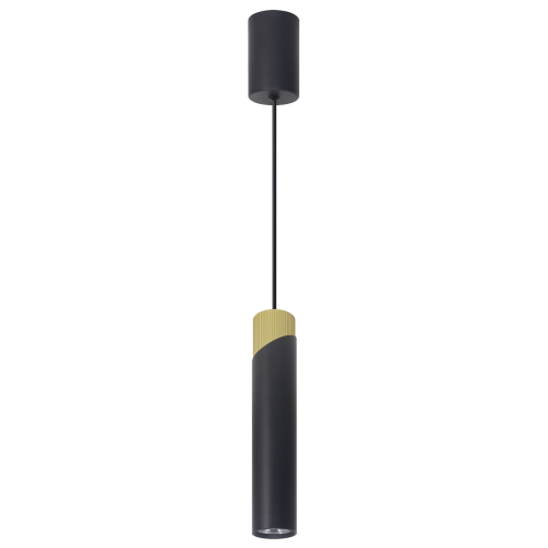 Lampa wisząca NEO ML0284 Milagro 1xGU10 max 8W LED Aluminium Czarny + Złoty