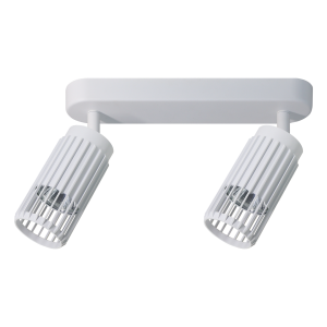 Lampa sufitowa spot VERTICAL ML0305 Milagro 2xGU10 max 8W LED Aluminium Biały