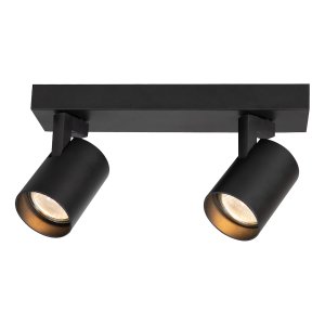 Lampa sufitowa spot VOLF ML0678 Milagro 2xGU10 Aluminium Czarny